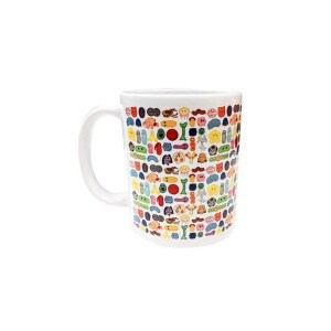 microbes art mug